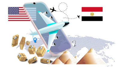 Save Money on Shipping from USA to Egypt