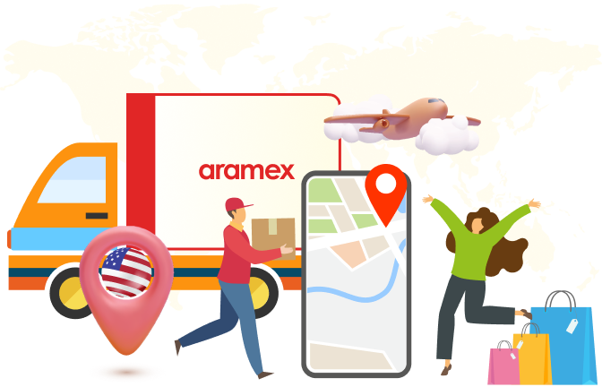 Shop From USA with Aramex Shipping