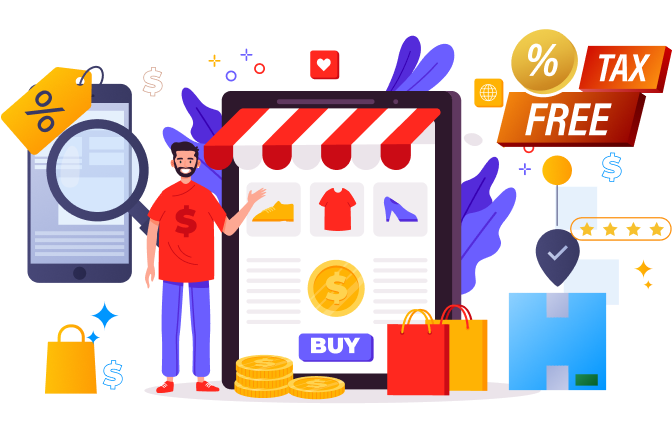 USA Tax Free address For Shopping