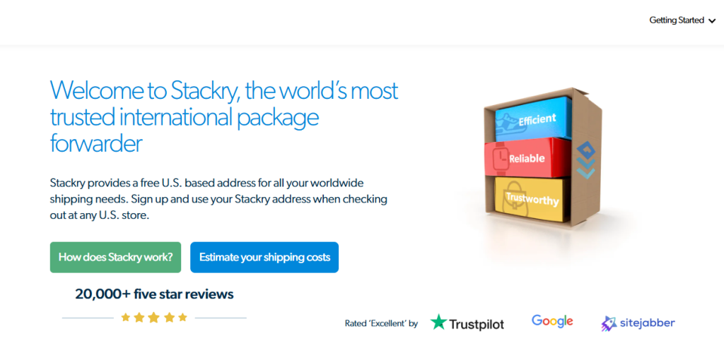 Stackry — Cheapest Reliable Package Forwarding Service