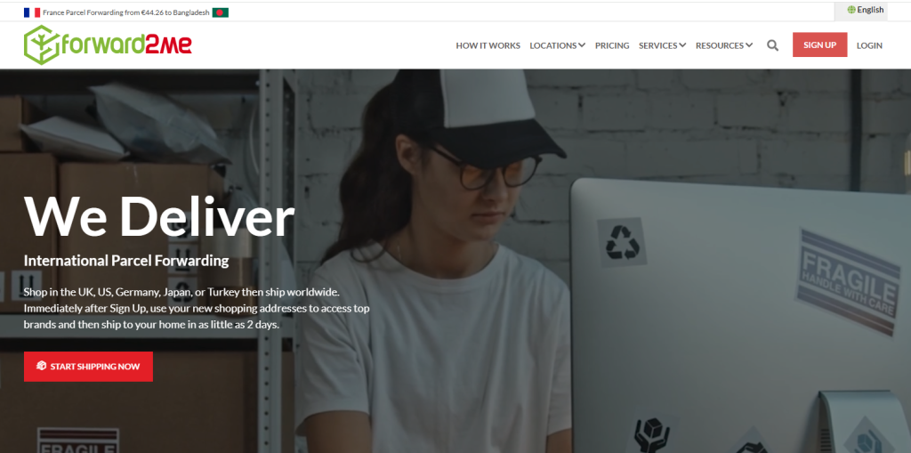 Forward2me — Best Multi-Country Forwarder